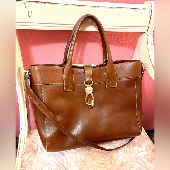 Dooney & Bourke Handbags - Dooney & Bourke Amelie Chestnut Tote Bag